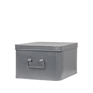 Krabička Storage boxes and baskets Media Opbergkist - Grey - Metal - XL
