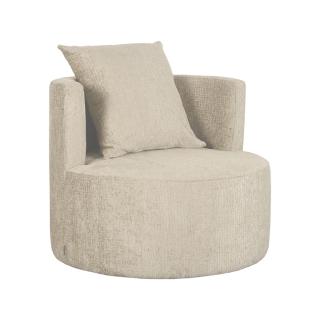 Křeslo Lounge chair Evy - Beige - Elegance