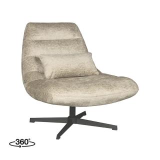 Křeslo Lounge chair Nox - Beige - Elegance