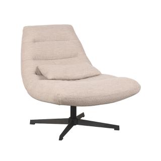 Křeslo Lounge chair Nox - Natural - Fabric