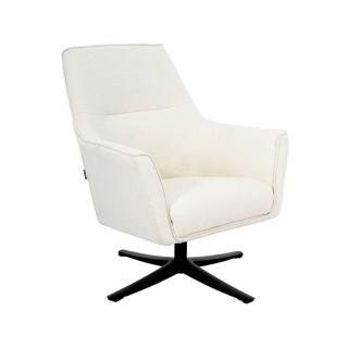 Křeslo Lounge chair Tod - Ivory - Boucle