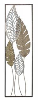 Nástěnná dekorace Mauro Ferretti Taglir II, 30,5x2,5x99,5 cm, zlatá/stříbrná