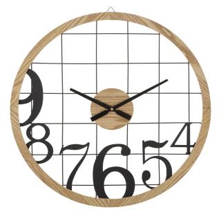 Nástěnné hodiny NUMBERS 60X2,5 cm