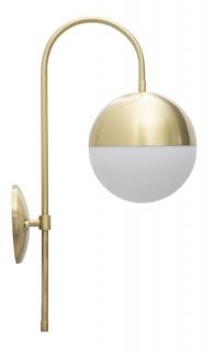 Nástěnné svítidlo Mauro Ferretti Bow, 19x31x51 cm, zlatá/bílá