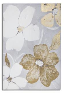 Obraz STAMPA DIPINTA FLOWERY 80X3X120 cm