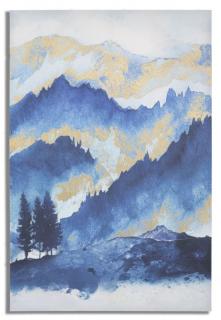 Obraz STAMPA DIPINTA MOUNTAIN TREE 80X3X120 cm