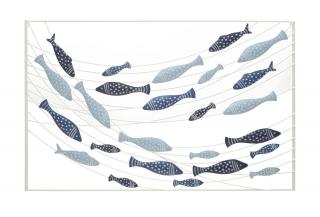 Panel Fish Wall 96,5X1,5X61 cm