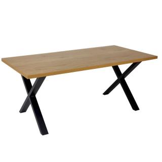 Přírodní dřevěný jídelní stůl Loft 180 cm