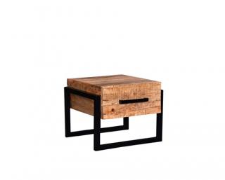 Přírodní mangový konferenční stolek LABEL51 Mondrian 50 cm