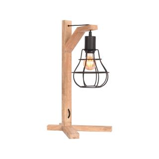 Přírodní masivní mangová stolní lampa LABEL51 Gudo, 53 cm