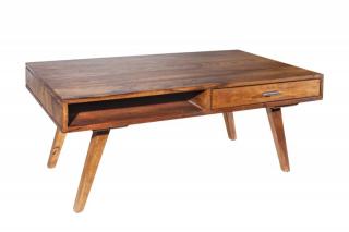 Přírodní sheesham konferenční stolek Retro