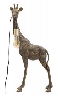 Stolní lampa Mauro Ferretti Giraffe Tall, 40x22x80 cm, starožitná zlatá