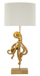 Stolní lampa OCTOPUS GOLD 30,5X64,5 cm