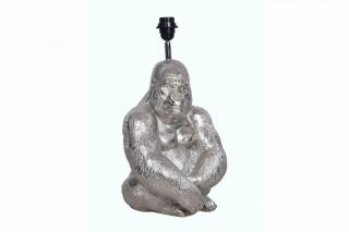 Stříbrná stolní lampa Gorilla