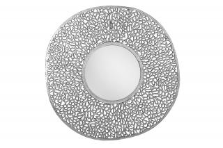 Stříbrné hliníkové zrcadlo Ferago, 112 cm