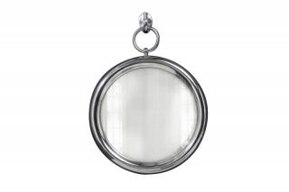 Stříbrné nástěnné zrcadlo Portrait 30 cm