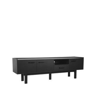 TV stolek Sideboard Cali - Black - Oak