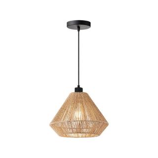 Závěsná lampa Hanglamp Ibiza Diamond 1-Lichts 25x25x150 cm - Natural - Jute