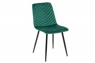 Zelená sametová židle Amazonas