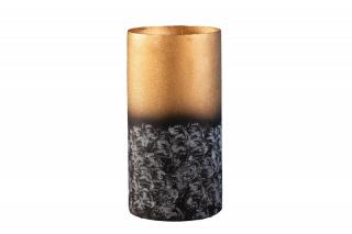 Zlatá váza Abstract 30 cm
