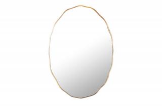 Zlaté nástěnné zrcadlo Elegancia