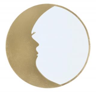 Zlaté nástěnné zrcadlo Mauro Ferretti Moon, 72,5x2,3 cm