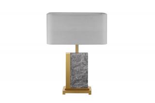 Zlato-šedá stolní lampa Elegancia