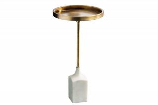 Zlatý hliníkový odkládací stolek Trayful 54 cm