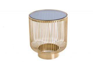 Zlatý konferenční stolek Variation 40 cm