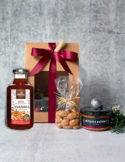 Firemní dárek - vánoční balíček s lokálními produkty typu A