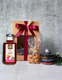 Firemní dárek - vánoční balíček s lokálními produkty typu B