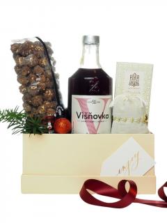 Firemní dárek - Višně s čokoládou | Firemní dárkový balíček s lokálními produkty