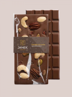 Mléčná čokoláda  Jankova pečeť  | JANEK CHOCOLATE