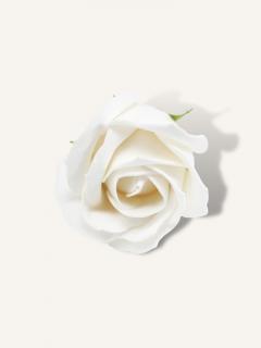Mýdlová růže bílá - malá | Dárkovec