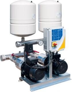 Automatická tlaková stanice ATS PUMPA 2 EH s tlakovými spínači Varianta: 2 EH 15/4 TS
