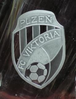 DEKOR FK VIKTORIA PLZEŇ FOTBAL  (dekor logo FK VIKTORIA PLZEŇ FOTBAL)