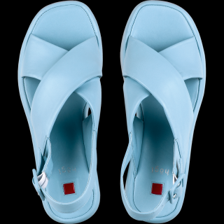 Dámské sandálky Högl na platfofmě 3-102500-3300 lightjeans Velikost: 39, Barva: modrá