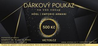 Dárkový poukaz v hodnotě 500 Kč