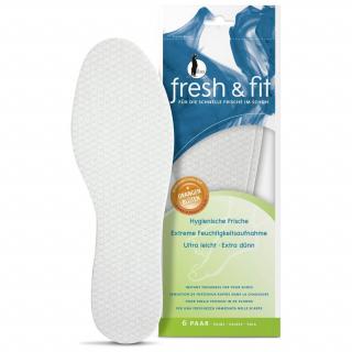 FRESH & FIT 6410 ORANGE - tenké jednorázové parfémované stélky Velikost: 39-40