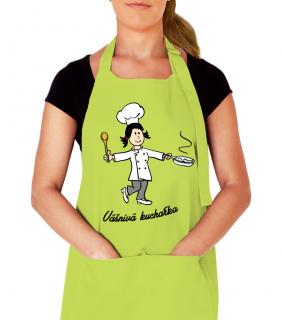 Zástěra na vaření - Vášnivá kuchařka Barva: Limetková (Lime)