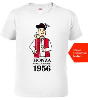 Tričko k narozeninám s rokem narození - Vyzrálý ročník Barva: Bílá, Velikost: 2XL