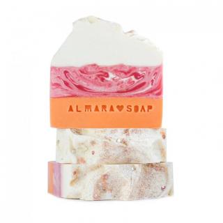 Almara Soap tuhé mýdlo Sakura Blossom (Designové ručně vyrobené mýdlo se sladkou vůní květů sakury)