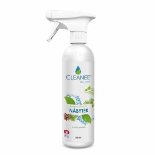 CLEANEE ECO hygienický čistič na NÁBYTEK vůně borovice 500ml (ve vratném obalu)