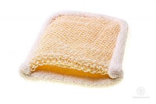 Masážní rukavice - sisal a bavlna (1 ks )