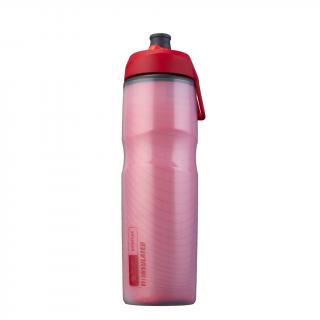 BlenderBottle plastová láhev na vodu Hallex insulated Red 710 ml