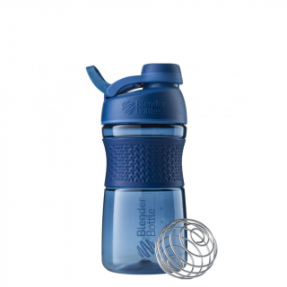 BlenderBottle plastový šejkr Sportmixer Twist Navy 590 ml