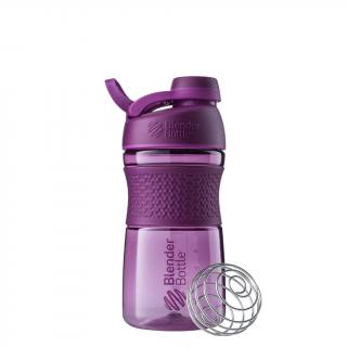 BlenderBottle plastový šejkr Sportmixer Twist Plum 590 ml