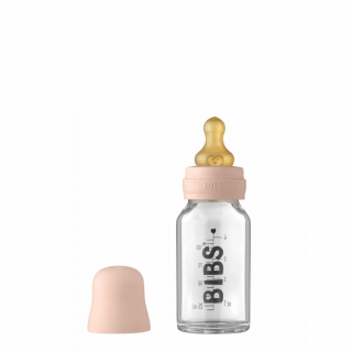 Kojenecká skleněná láhev BIBS Baby Bottle - blush 110 ml