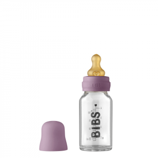 Kojenecká skleněná láhev BIBS Baby Bottle - mauve 110 ml
