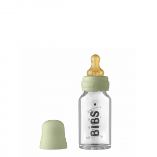 Kojenecká skleněná láhev BIBS Baby Bottle - sage 110 ml